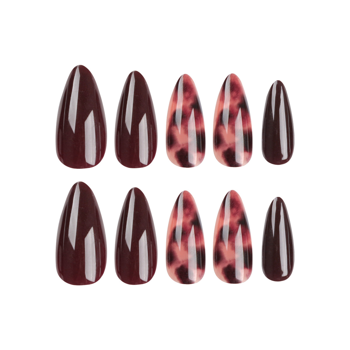 Espresso Tortoise shell nails