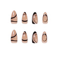 Noir Nude Nail